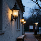 Outdoor Wall Light Waterproof  Coffee Rust-Proof Aluminum Lamp