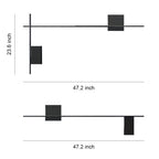 Decor Wall Lights Modern Minimalist Rectangular Wall Lamp Set