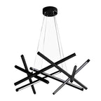 Geometric Ceiling Light LED Satellite Cross Design Chandelier