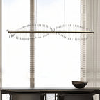 Spiral Pendant Lighting Modern Minimalist Linear Light