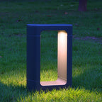 Square LED Garden Outdoor Bollard Light Minimalist Pathway Lighting