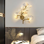 Leaves Branches 3 Step Dimming Gold Nordic Wall Lights Fixture
