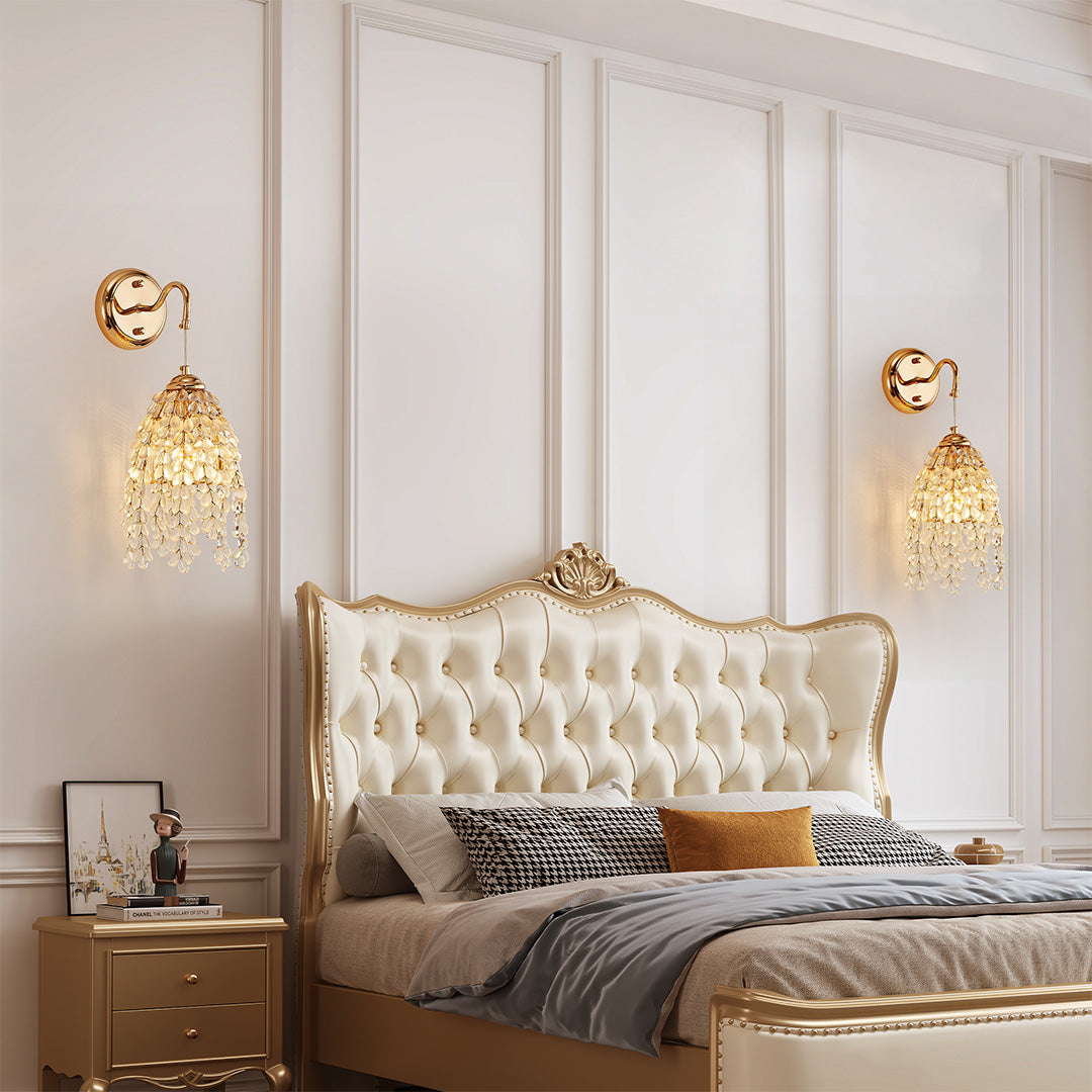 Minimalist Crystal LED Wall Sconce