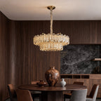 Nordic Chandelier Luxury Carbon Steel Crystal Ceiling Light