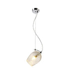 Glass Cup Flower Bud Minimalist Height Adjustable Nordic Pendant Lights