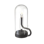 Glass Dome Table Light Atmosphere LED Candle Version Light