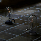 Glass Dome Table Light Atmosphere LED Candle Version Light