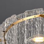 Luxury Full Copper Glass Flush Mount