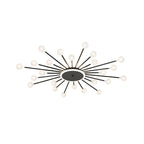 Glass Flush Mount Light Minimalist Sputnik Style Luxury Ceiling Light