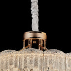 Glass Fringe Chandeliers French Luxury Crystal Ceiling Light