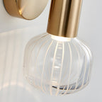 Glass Long Tube up and down Lighting Simple Art Postmodern Wall Light Fixture