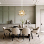 Glass Moravian Star Pendant Light Modern Ceiling Light