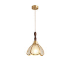 Water Ripple Glass Pendant Lighting Nordic Full Copper Light