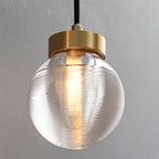 Modern Copper Chandelier Creative Luxury Glass Ceiling Light