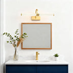 Bathroom Vanity Wall Light Nordic Full Copper Long Bar Light