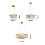 Gold Chandelier Crystal French Minimalist Ceiling Light