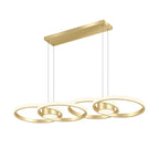 Gold Chandelier Lamp Nordic Style Aluminum Adjusted Ceiling Light