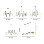 Gold Chandelier Modern Modern Minimalist Acrylic Ceiling Light