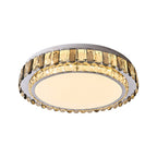 LED Light Fixtures Flush Mount Luxury Crystal Lamp
