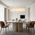 Feather Chandeliers Modern Luxury Glass Ceiling Light