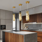 Mini Crystal Pendant Light Creative Art Crystal Island Ceiling Light