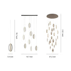 Gold Modern Chandelier Möbius Luxury Decorative Ceiling Light