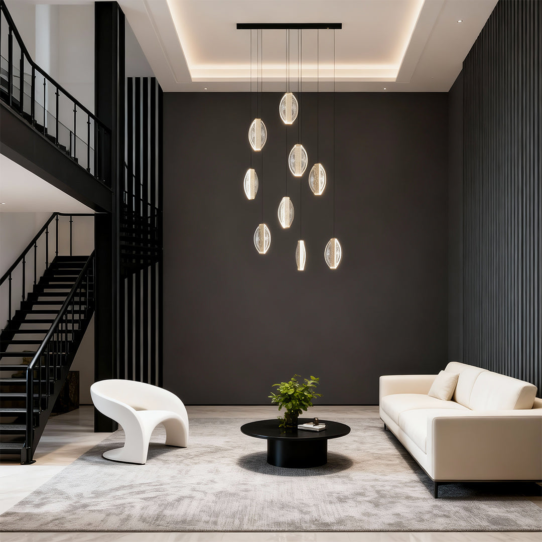 Gold Modern Chandelier Möbius Luxury Decorative Ceiling Light