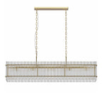 Glass Lamp Shade Chandelier Luxury Iron Ceiling Light