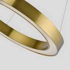 Gold Ring Pendant Light - Modern Luxury LED Suspension
