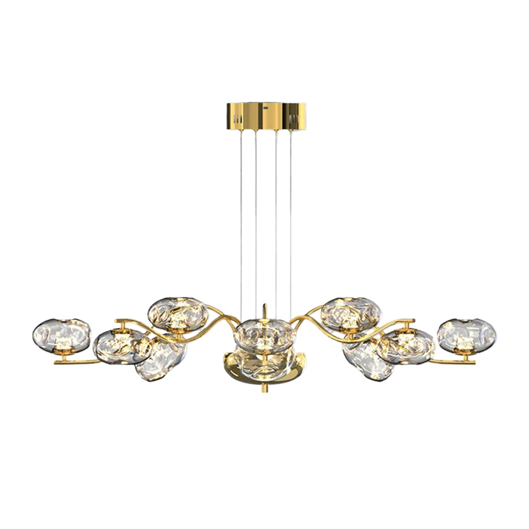 Modern LED Chandelier Full Spectrum Magic Bean Glass Light