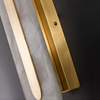 Gold Wall Light Modern Luxury Brass Cloud Stone Light