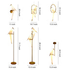 Bird Wall Light Modern Origami Crane Gold Accent Origami Wall Sconce