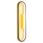 Wall Pack LED Light Modern Minimalist Oval Ambient Wall Sconce
