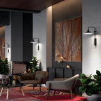 Gooseneck Wall Lamp Modern Long Arm Outdoor Metal Light