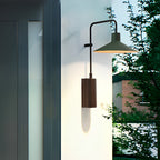 Gooseneck Wall Lamp Modern Long Arm Outdoor Metal Light