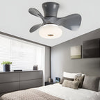 Macaron Ceiling Fan with Light Modern Decoration LED Light