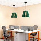 1 Light Single Pendant with Environmental Felt Cloth Ceiling Lights