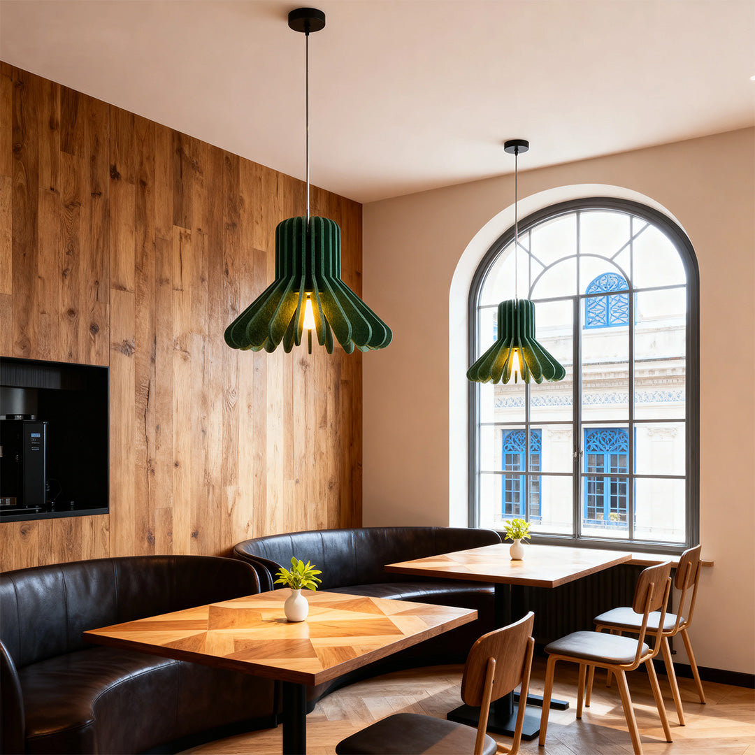 Tiny Pendant Lights Sound-Dampening Felt and Iron Body Ceiling Lights
