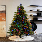 Green String Christmas Lights Copper Wire LED Lights