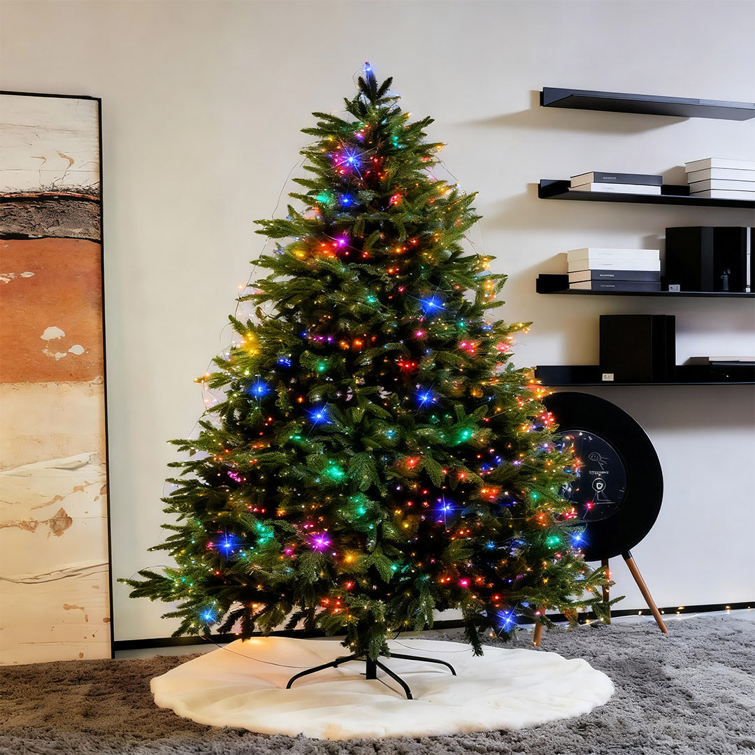 Green String Christmas Lights Copper Wire LED Lights
