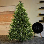 Green String Christmas Lights Copper Wire LED Lights