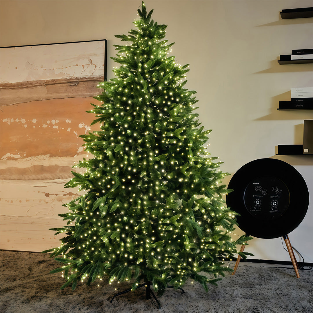 Green String Christmas Lights Copper Wire LED Lights