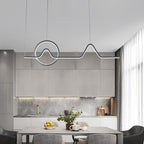 Minimalist Waves Circles Design Pendant Lighting Modern LED Ceiling Light