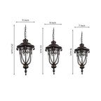 Black Ceiling Light Fixtures Aluminum Waterproof European-Style