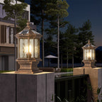 Lantern Pillar Lights European-Style Vintage Outdoor Pier Mount Light
