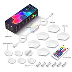Hexagon LED Wall Lights Shaped Rgbic Smart Modern Light