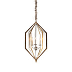 Brown Pendant Lights Rustic with an Open Frame Charming Ceiling Light
