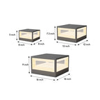 Hollow Square Pillar Light Waterproof Solar LED Fence Post Lamp