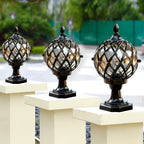 Home Pillar Light Modern Glass Fence Aluminum Light