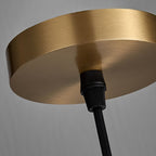 Honeycomb Pendant Light Mid-Century Glass Shade Ceiling Light